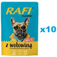 Rafi Classic Mix smaków karma mokra z kurczakiem i z wołowiną dla psa 24x400g