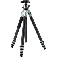 Fotopro MP 6 Tripode en carbone (Matières plastiques), Trépied, Noir