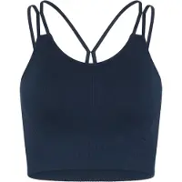 Born Living Yoga Kamay Seamless Medium Impact Sports Bra Bleu M Femme