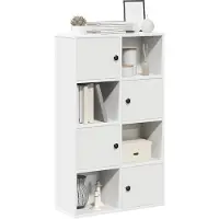 vidaXL Bibliothèque blanc 60x24x101,5 cm bois d'ingénierie