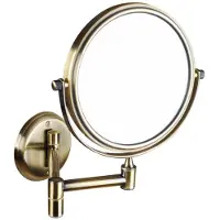 Hak Sapho Équipement de salle de bains - Miroir cosmétique, bronze XP012