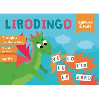 Asmodee Jeu d’ambiance Lirodingo Syllabes et Mots