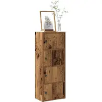 vidaXL Bibliothèque vieux bois 40x24x102 cm bois d'ingénierie
