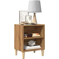 vidaXL Tables de chevet 2 pcs chêne artisanal 40x30x50 cm