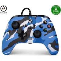 Power A 1525941-01 Blau Game Controller, Camouflage USB Gamepad Analog/Digital Xbox One, Xbox Series S, Xbox Series X
