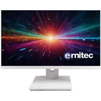 Ernitec 24" Moniteur de surveillance (1920 x 1080 pixels, 24"), Moniteur, Blanc