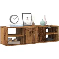 vidaXL Armoire murale vieux bois 101x30x29 cm bois d'ingénierie