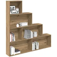 vidaXL Bibliothèque chêne artisanal 157x24x160 cm bois d'ingénierie