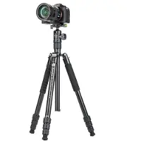 Fotopro X-go Chameleon E2 Stativ mit FPH-52QP Kugelkopf (Métal), Trépied, Noir