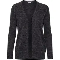 Oxmo Cardigan 'NENA' marron / gris chiné