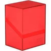Ultimate Guard Boîte de Deck Boulder 80+ Taille Standard Ruby