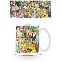 Pyramid Rick And Morty Tasse Characters Blanc
