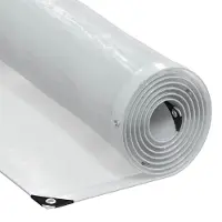 vidaXL Bâche transparente avec œillets 3x6 m polyéthylène