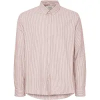 !Solid T-Shirt rouge pastel / blanc