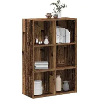 vidaXL Bibliothèque/Buffet vieux bois 66x30x98 cm bois d'ingénierie