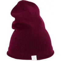 CASH-MERE.CH Bonnet bordeaux / blanc