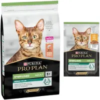 Purina Pro Plan Adult Sterilized Salmon Cat Food 10kg Doré 10kg