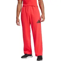 Adidas Pantalon de jogging Homme Essentials jambe large logo 3 barres Pure Ruby/Noir