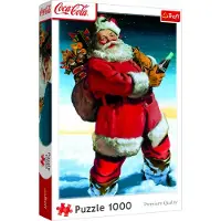 Trefl PUZZLE 1000 Coca-Cola Père Noël dans la neige 10923