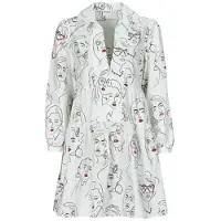 Desigual Robe courte VEST LOUISVILLE femmes - Blanc - EU L