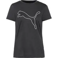 Puma T-shirt fonctionnel 'Tad Essential' noir / blanc