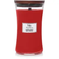 Woodwick Born Candle Vase effectué de baies Crimsis 275 G