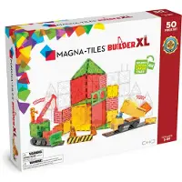 Magna-Tiles Kit d'aimants - 50 Parties - Constructeur XL + Micro - - UneTaille - Jouets Magnétiques