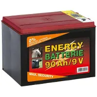 Kerbl Batterie pour clôtures électriques sans fil - 90 Ah