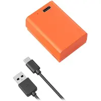 SmallRig 4967 EN-EL25 USB-C Batterie rechargeable pour appareil photo orange