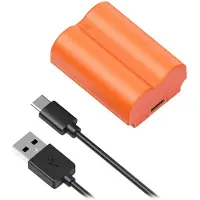 SmallRig 4970 NP-W235 USB-C Batterie rechargeable pour appareil photo orange
