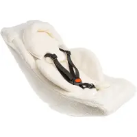 Melia Plus Comfort Seau pour bébé/remorque à vélo Mouton Blanc