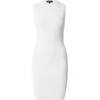 Armani Exchange pour femme. 8NYA9AYMH6Z1130 Robe en maille blanche (L), Casuel, Viscose, Sans manches / bretelles