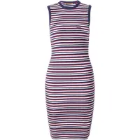 Superdry Rib Bodycon Sleeveless Short Dress Rouge S Femme