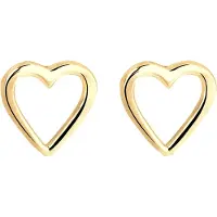 Elli Boucles d'oreilles 'Herz' or