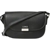 L.credi Sac à bandoulière 'Janina' noir / argent
