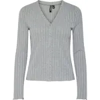 Pieces Cardigan 'PCIris' gris chiné