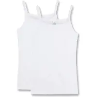 Sanetta Maillots de corps Fille Maillot de corps Paquet de 2 enfant - Blanc - 8 / 9 ans