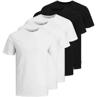Jack & Jones T-Shirt 'Essentials' noir / blanc