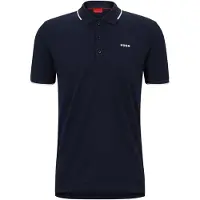 HUGO T-Shirt 'Dinoso' bleu foncé / blanc