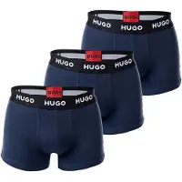HUGO Boxers bleu marine / noir / blanc