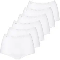 Sloggi Slip noir / blanc