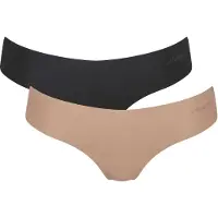 Sloggi String 'ZERO Microfibre 2.0' beige / noir