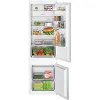 Bosch Réfrigérateur combiné intégrable à glissière 270l blanc - - KIV87NSE0 -