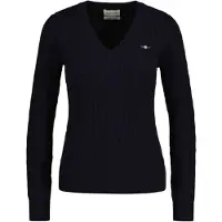 Gant Pull-over bleu marine / blanc