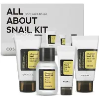 CosRx All About Snail Korean Skincare TSA Approved Travel Size gift (Tous sur l'escargot)