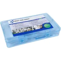 FIRST AID ONLY Assortiment de pansements , 100 pièces, pour la gastronomie et l'industrie, dans une boîte refermable