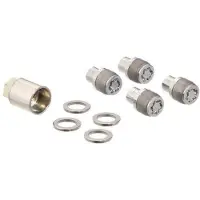 McGard Jeu d'écrous plats Ultra High Security 4 pièces