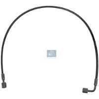 DT Spare Parts Tuyau flexible, basculement de la cabine de conduite - DT Spare Parts 1.28166 / D : 8,3 mm, M12 x 1,5, M12 x 1,5, M12 x 1,5, L : 780 mm, L1 : 780 mm, 400 bar