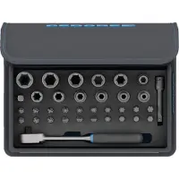 Gedore TC 666-MU-20 Jeu de douilles à embout avec cliquet 1/4" 35 pièces, 3085015