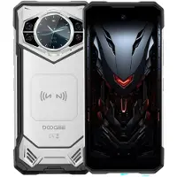 Doogee S200 5G (NFC - 6.72", 256 Go, 12 Go RAM - 10 100 mAh) Gris (256 Go, Silver, 6.72", Double SIM hybride, 5G), Téléphone portable, Argent